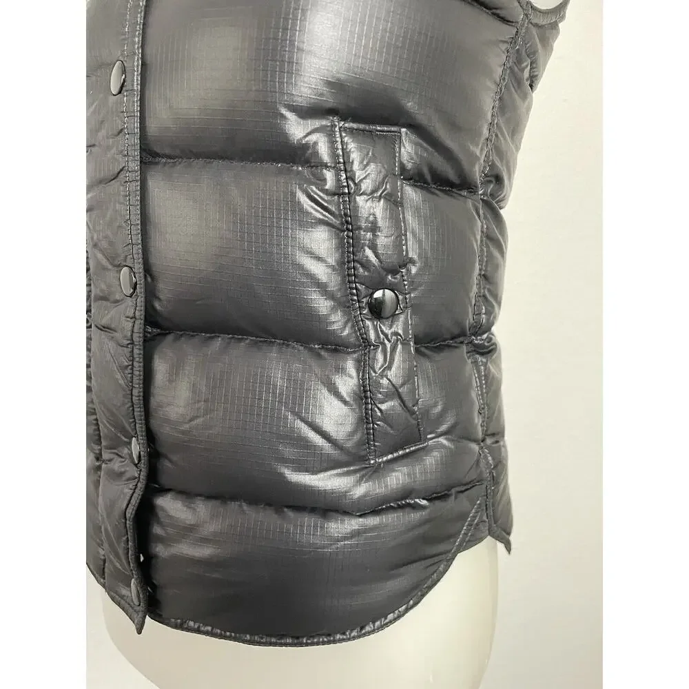 J. Crew Vest Puffer Women XXS Quilted Zip Front Down Feathers Heritage Layering‎